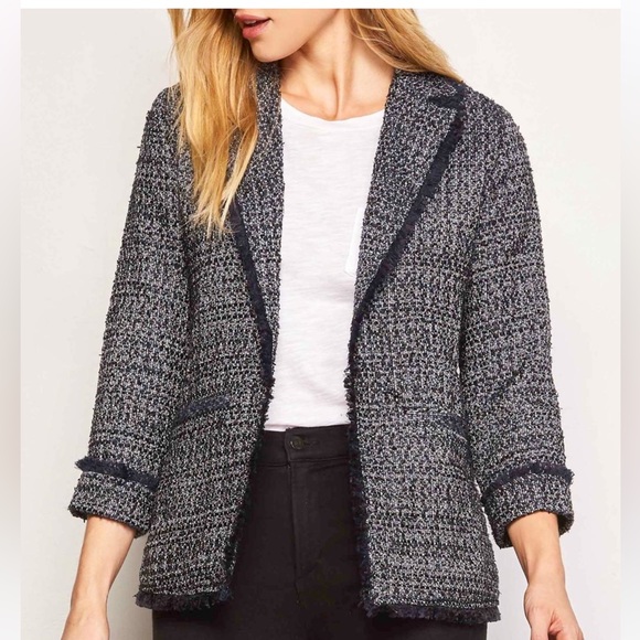 NWT Cupcakes and Cashmere Gregory Tweed Blazer size small - Picture 1 of 15